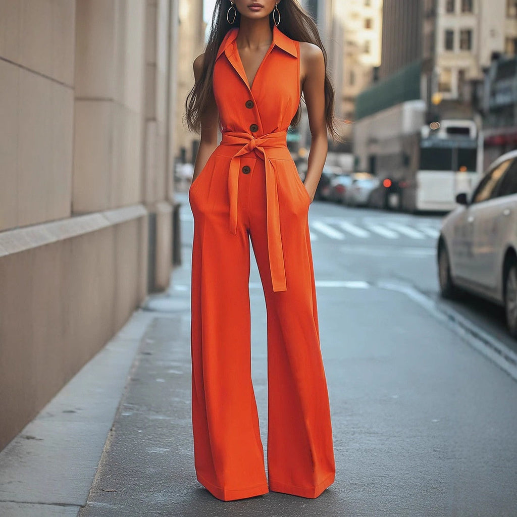 Sienna Sleeveless Utility Jumpsuit