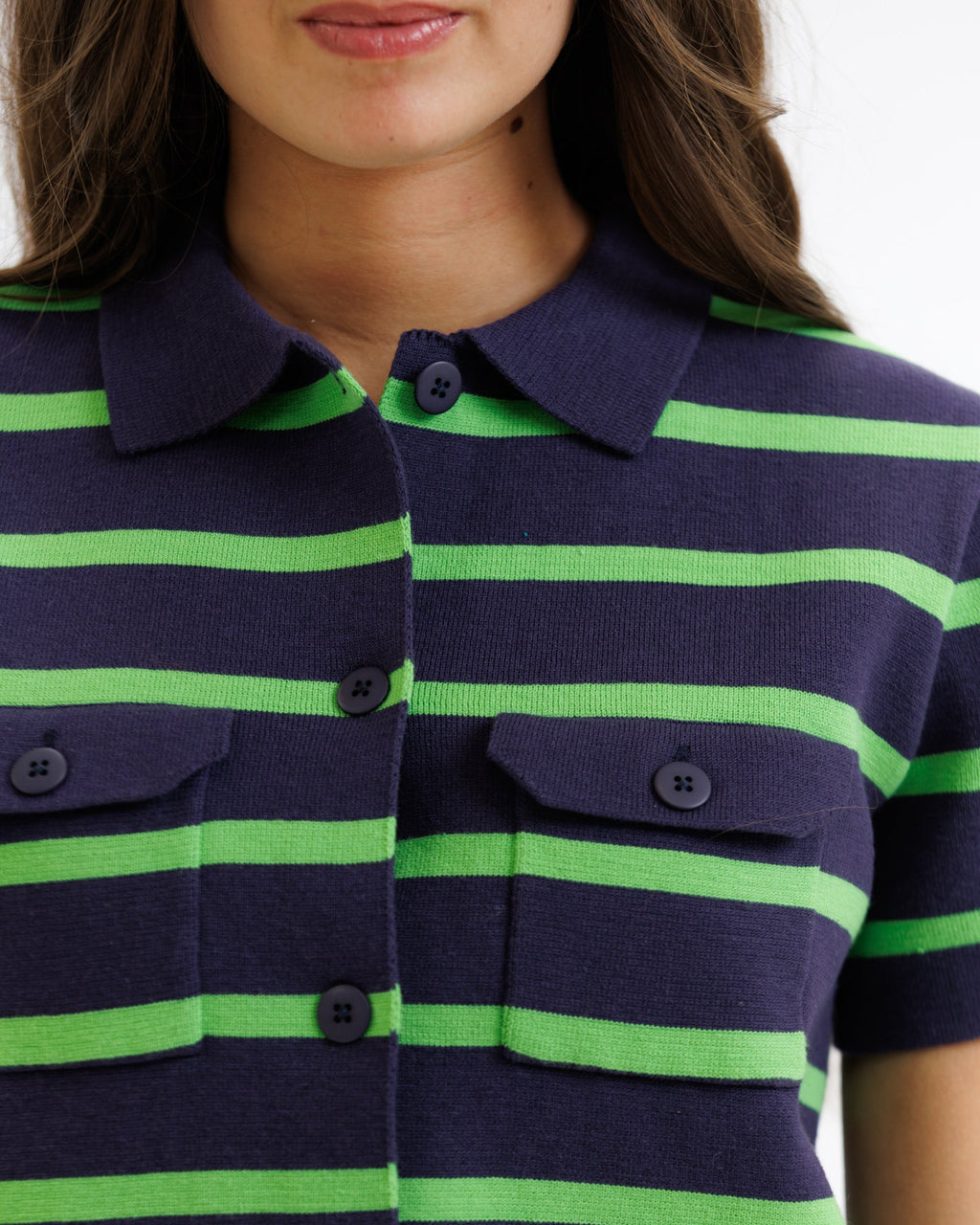 Retro Collared Cardigan