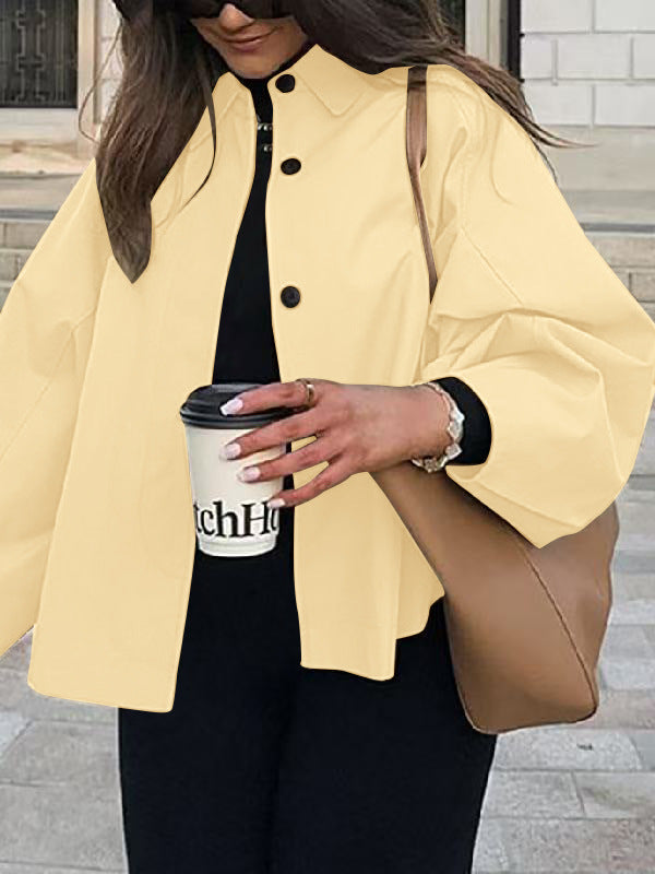 French-Style Loose Trench Coat