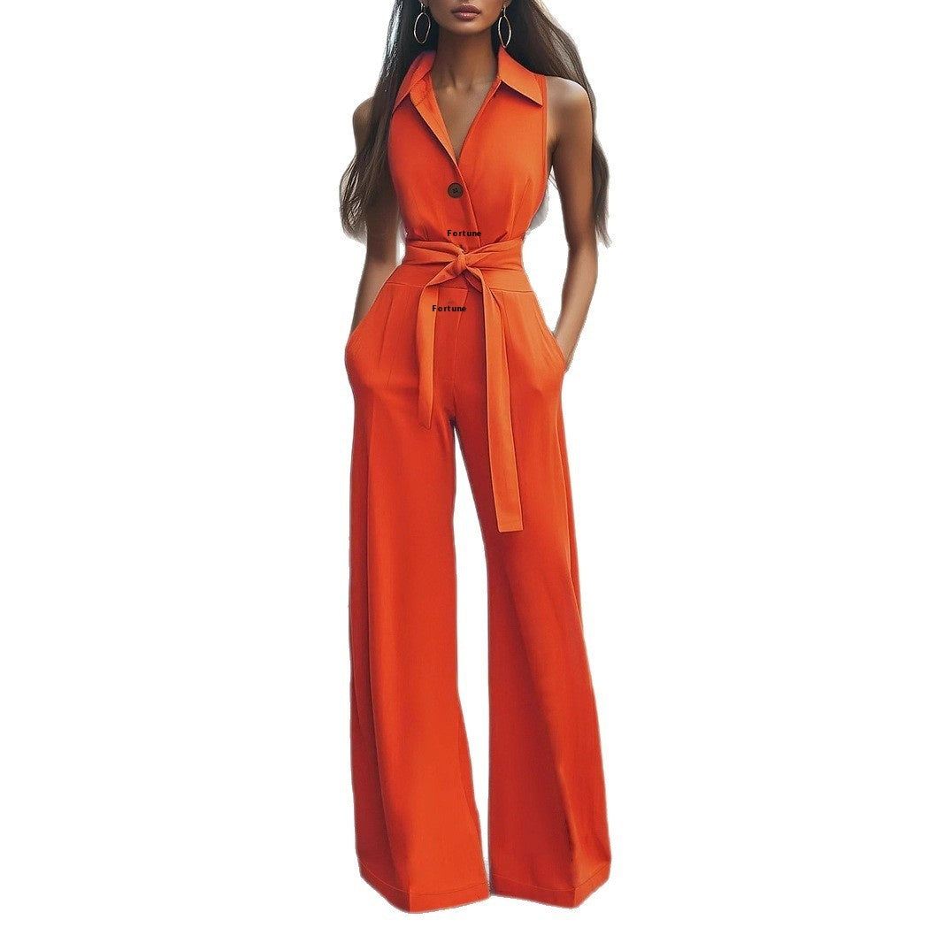 Sienna Sleeveless Utility Jumpsuit