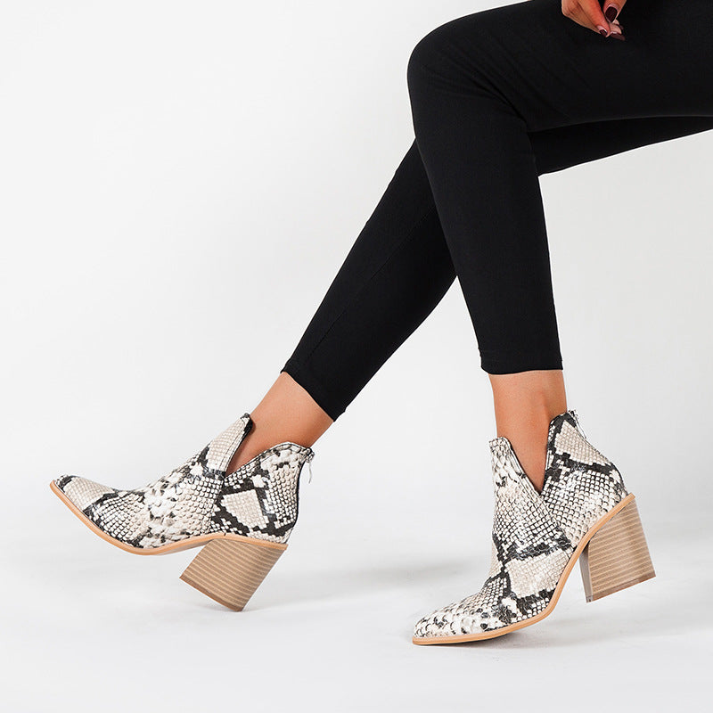 Martin Boots Chunky Heel