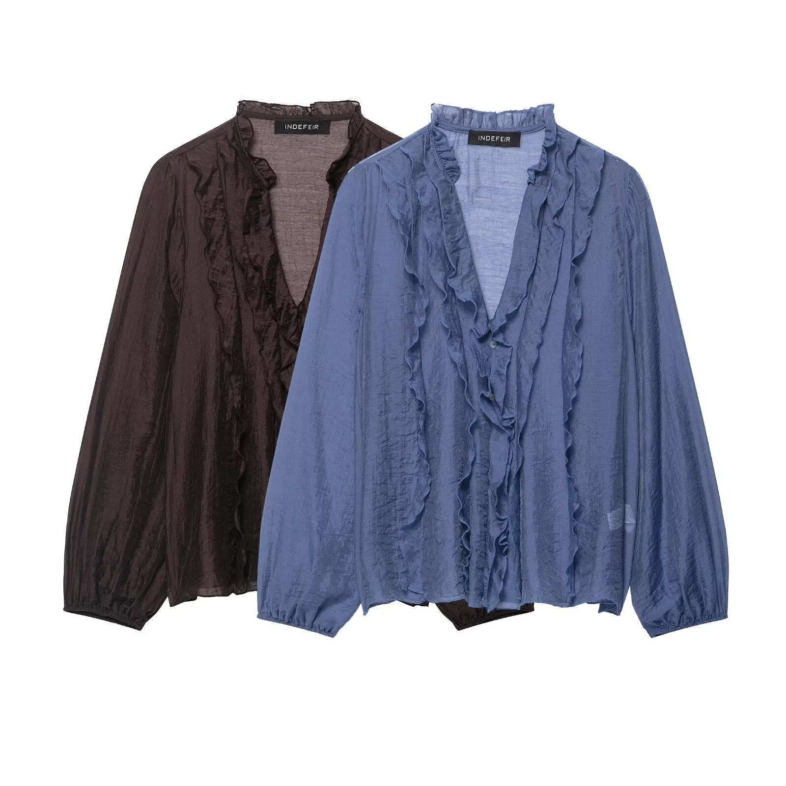 The Chiffon Ruffle Blouse