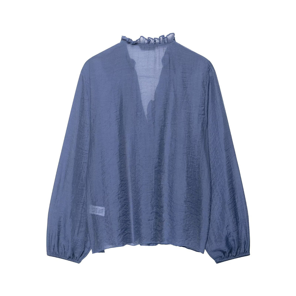 The Chiffon Ruffle Blouse
