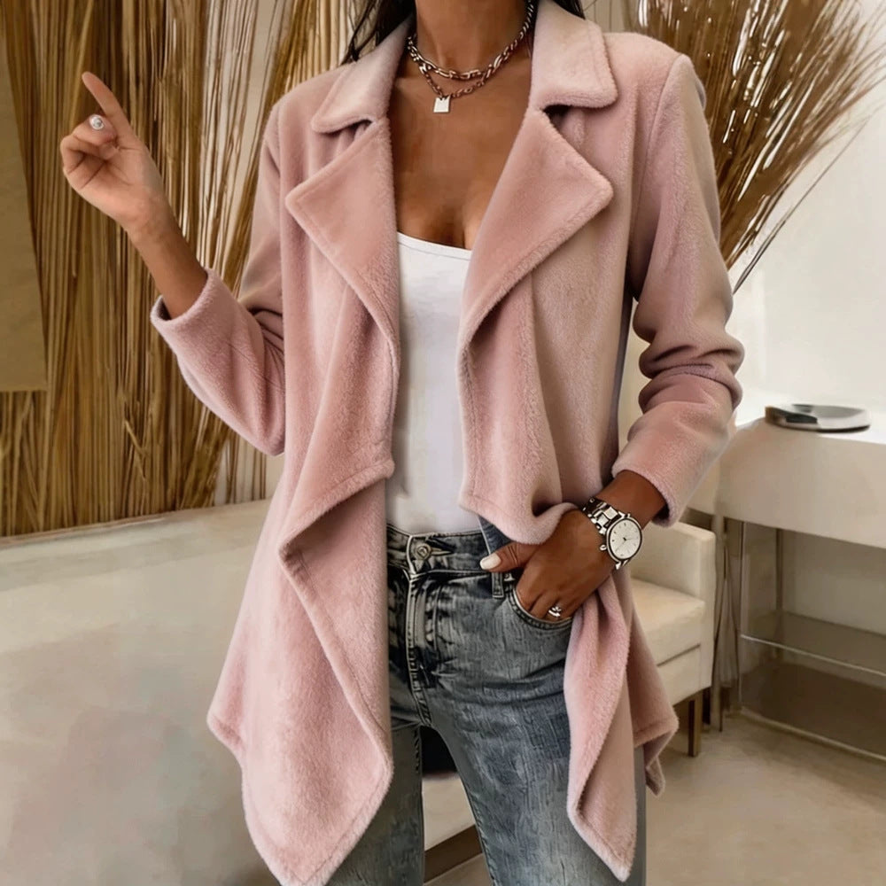 Haven Open-Front Waterfall Cardigan Coat