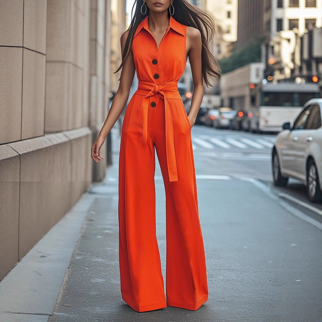 Sienna Sleeveless Utility Jumpsuit