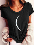 Moon Printed T-Shirt