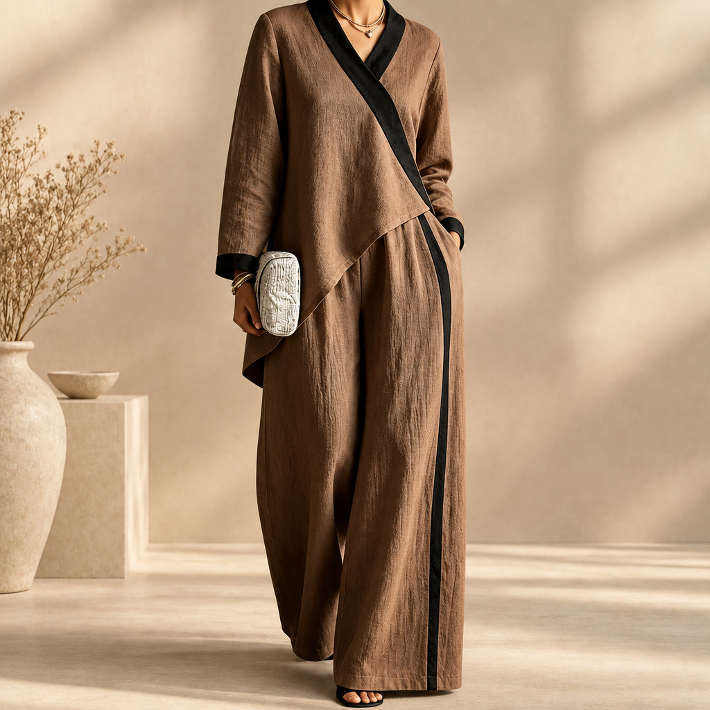 Women's 2-Piece Colour-Block Set