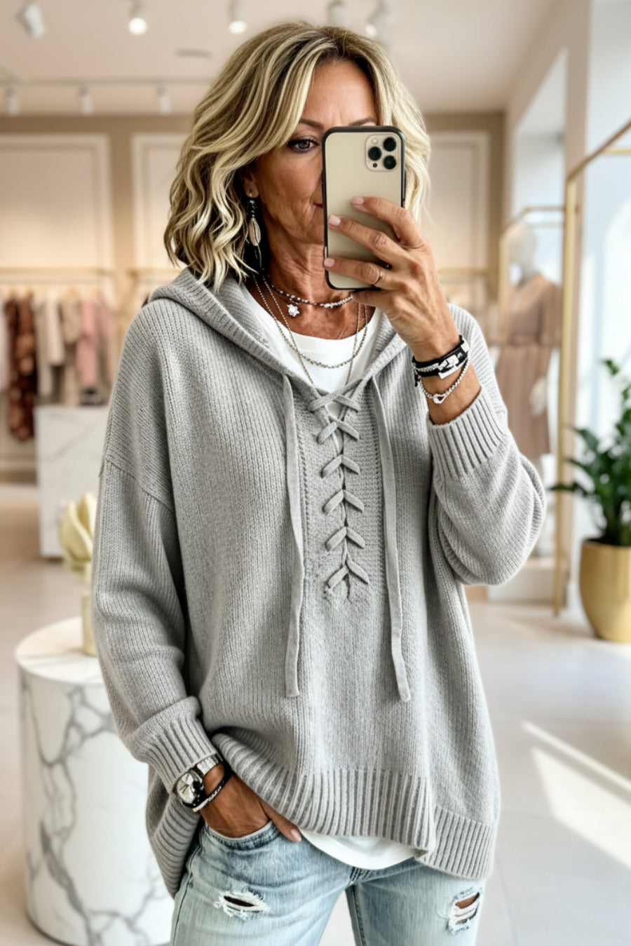 Drop Shoulder Oversized Pullover