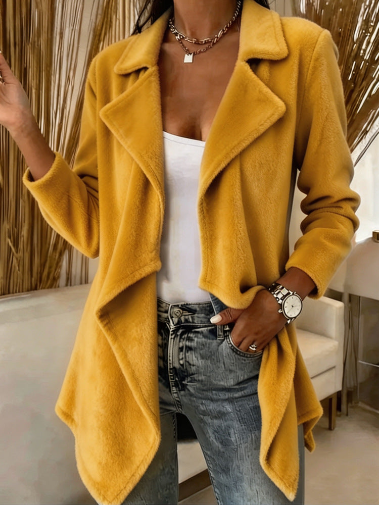Haven Open-Front Waterfall Cardigan Coat
