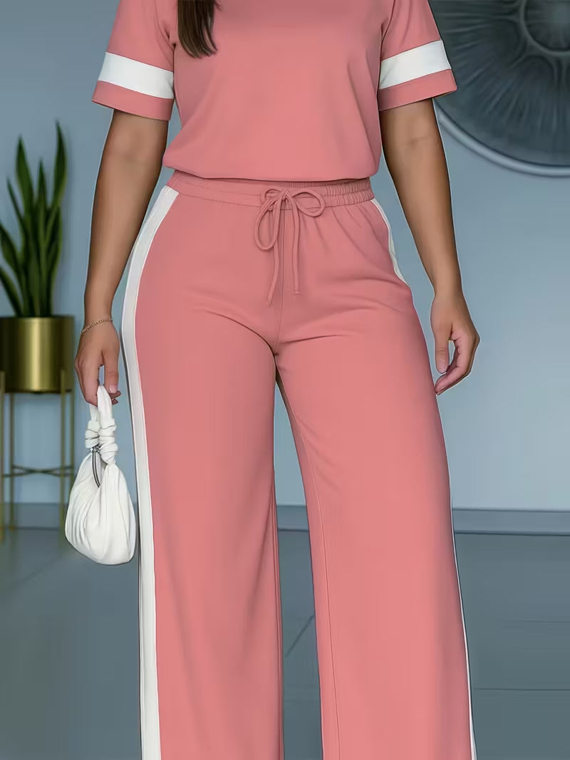 Contrast– Top & Pants Set