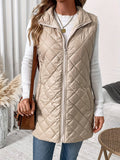 Crimson Quilt Fleece Hooded Jacket