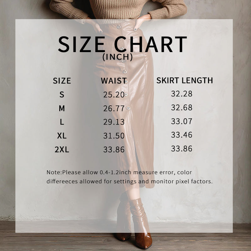 Faux Leather Bodycon Midi Skirt