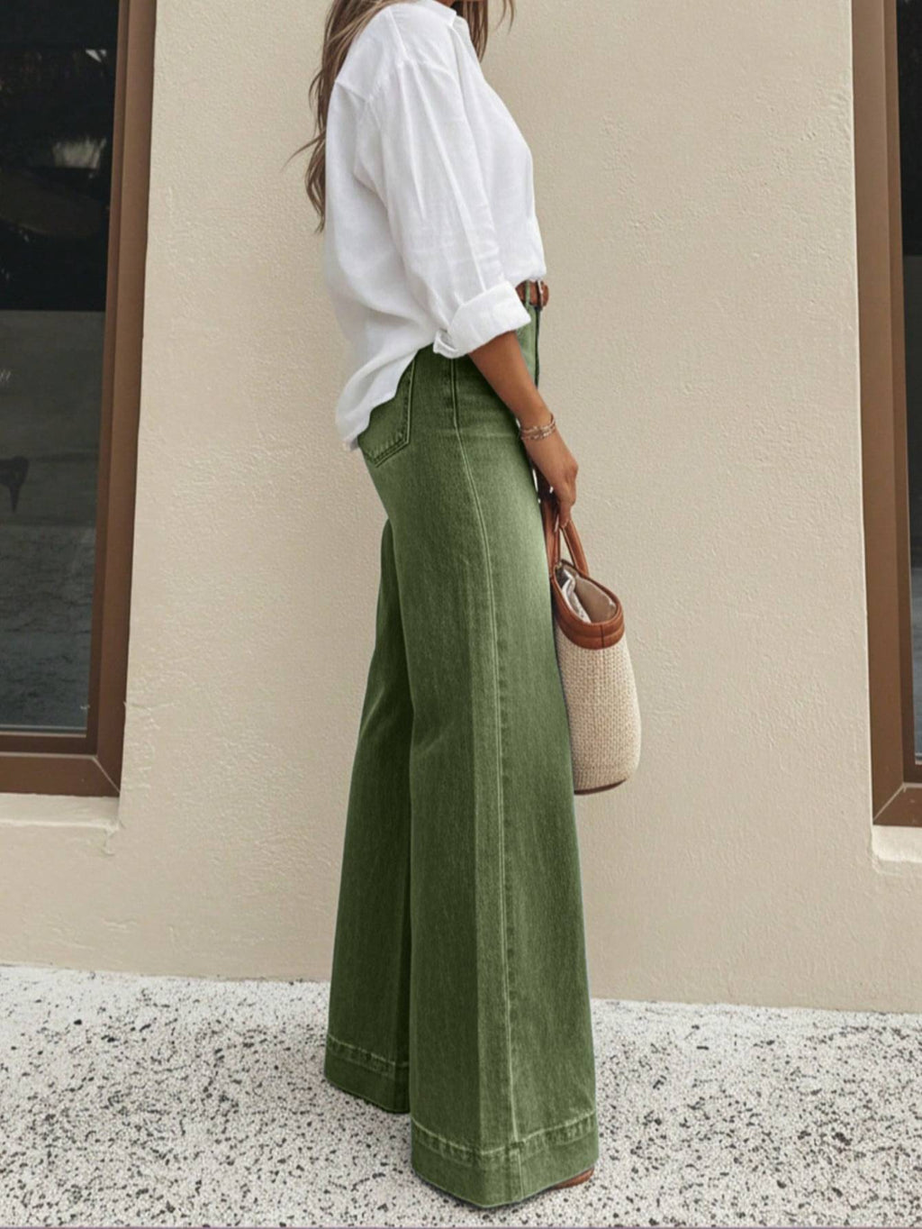 Washed Away Wide Leg Jeans