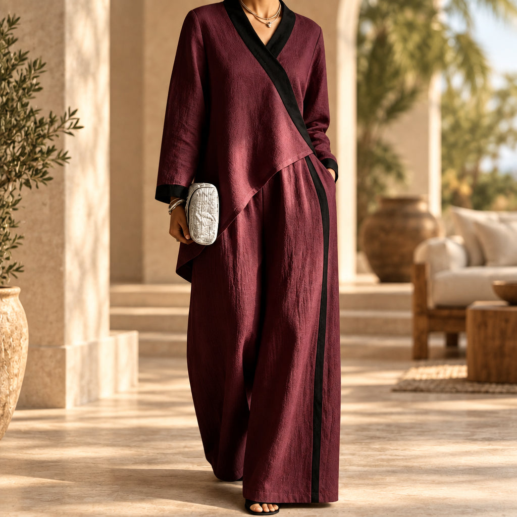 Women's 2-Piece Colour-Block Set
