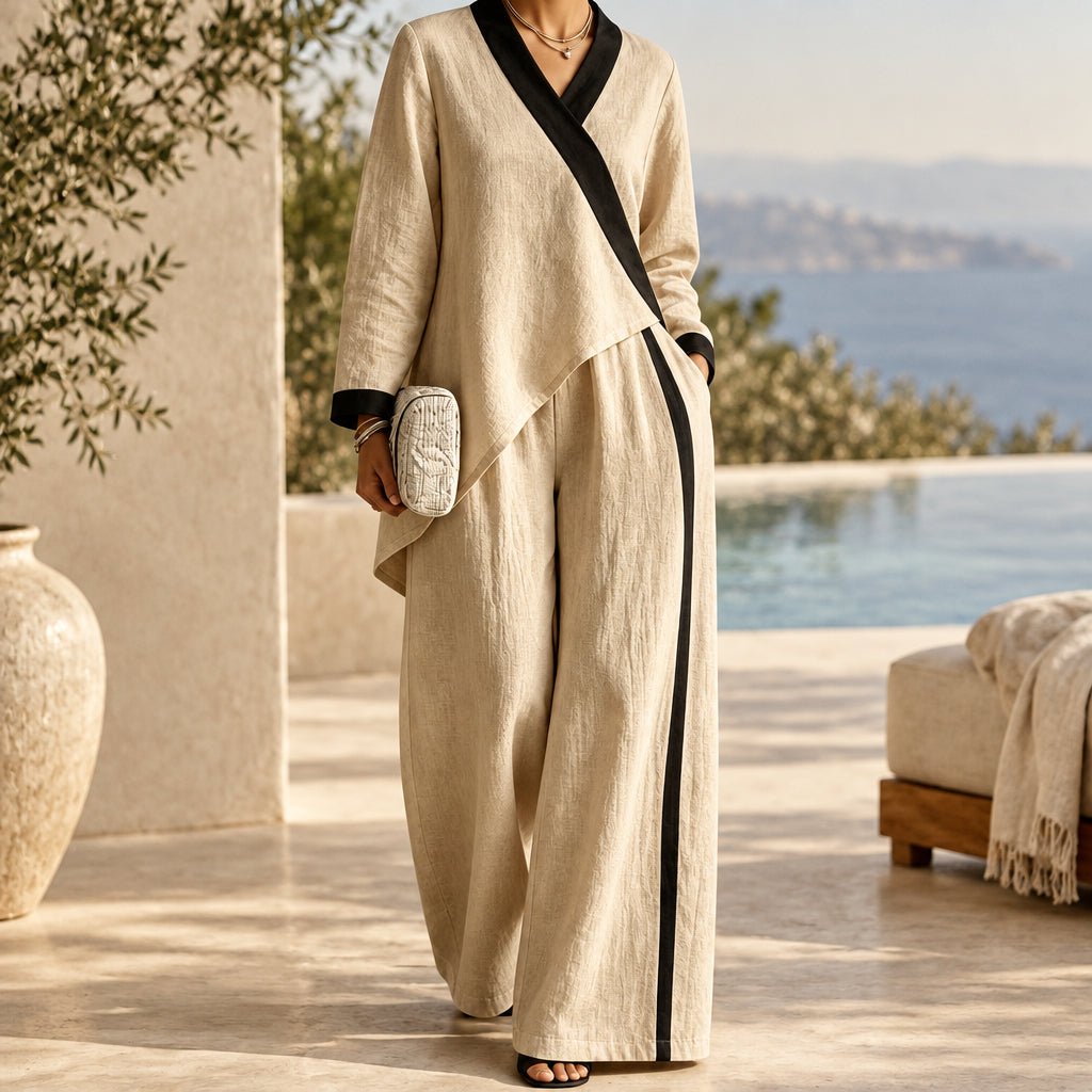 Women's 2-Piece Colour-Block Set