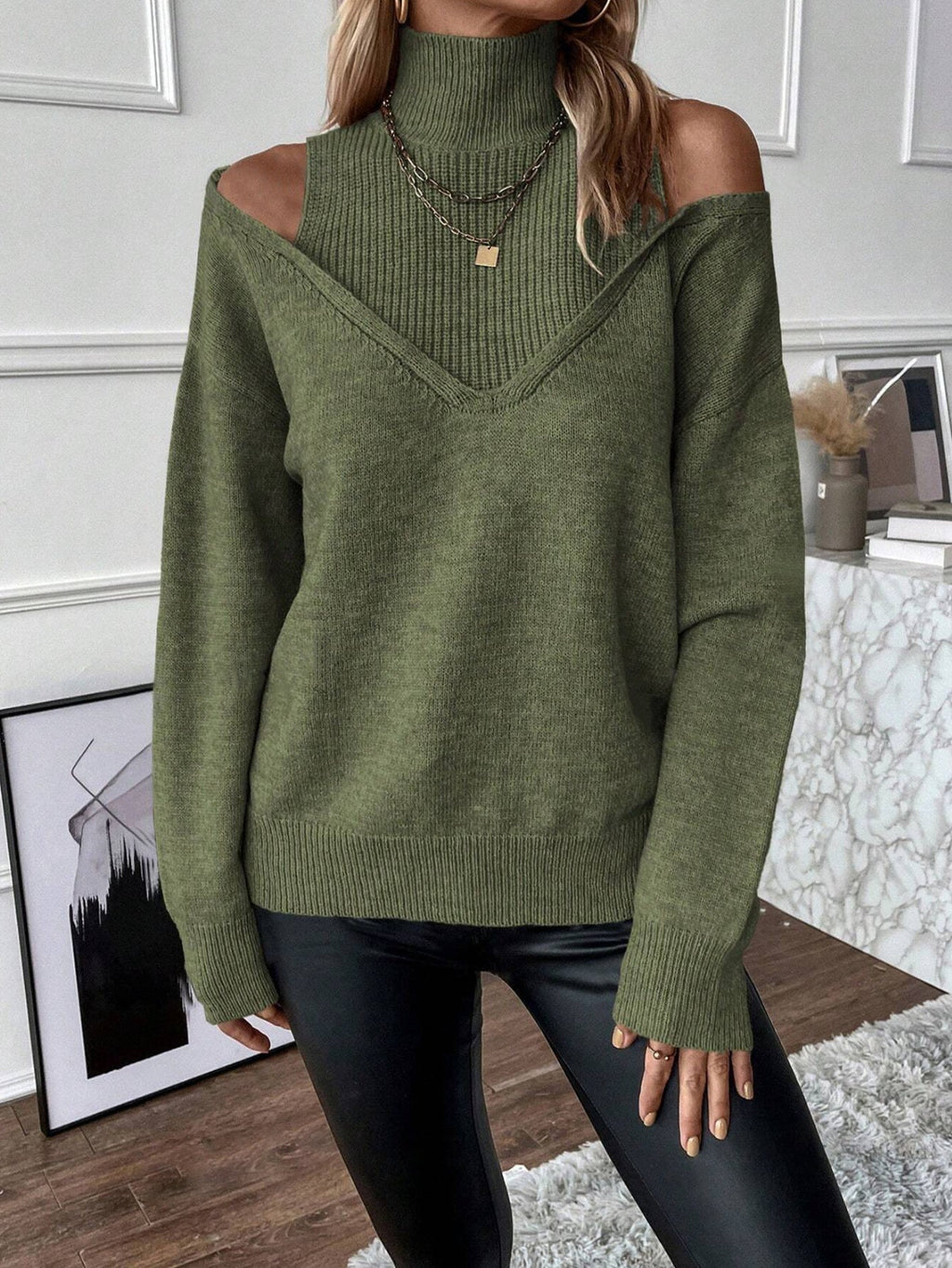 Ellen Off Shoulder Sweater