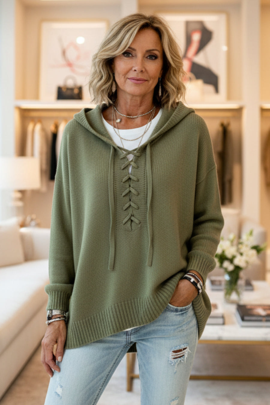 Drop Shoulder Oversized Pullover
