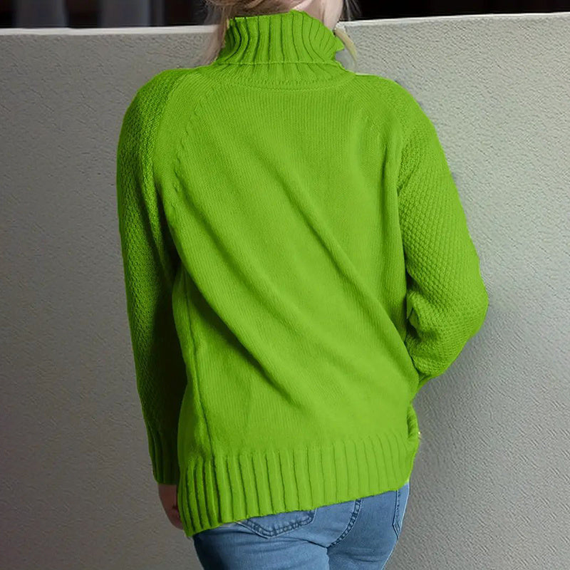 Mock Turtleneck Sweater