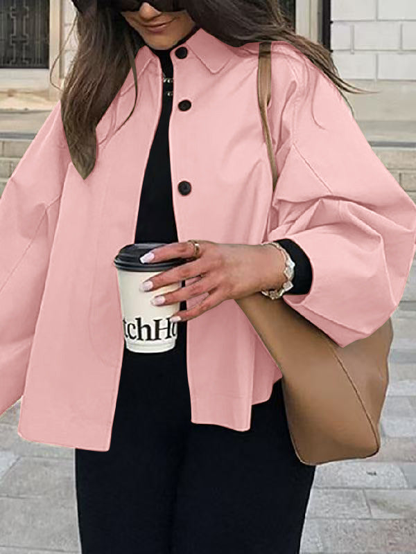 French-Style Loose Trench Coat