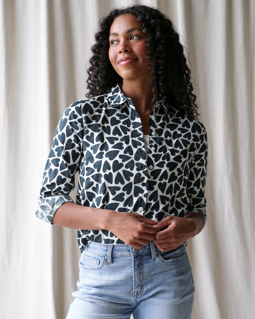 The More Love Collared Blouse
