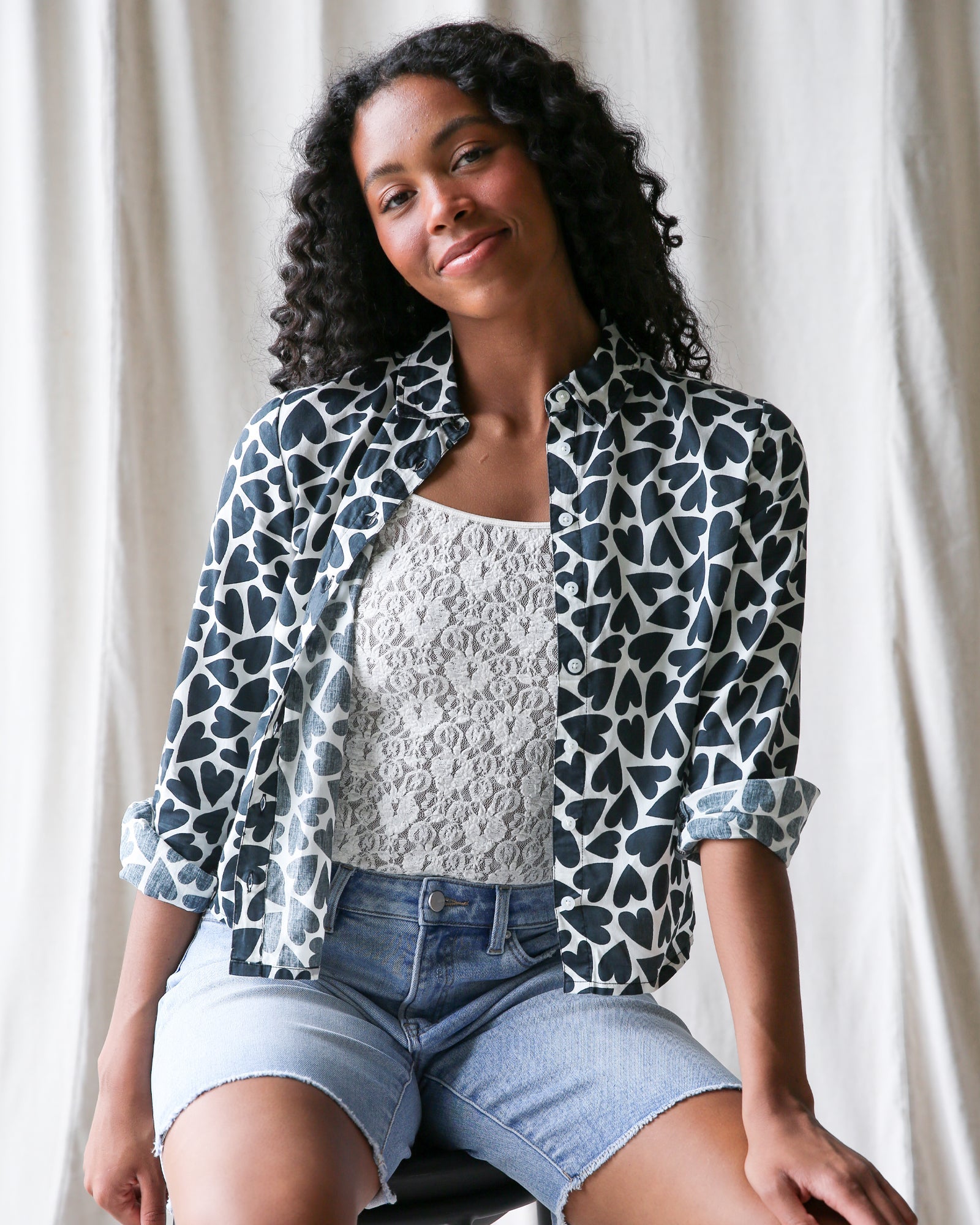 The More Love Collared Blouse