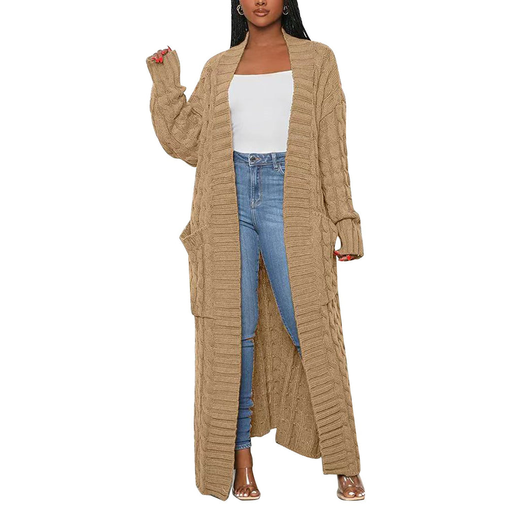 Chalet Cable Knit Maxi Duster Cardigan
