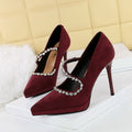 Velvet Vixen Embellished Heels