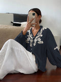 Embroidery Pearl Single Top