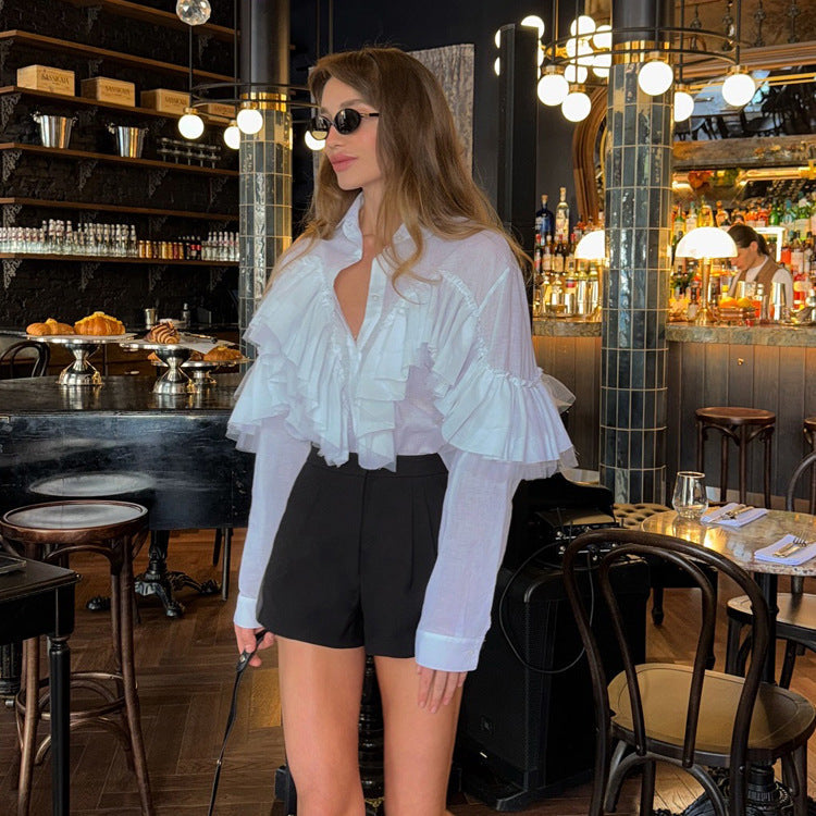 Colette Ruffled Avant Blouse
