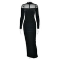 Voile See Through Dress