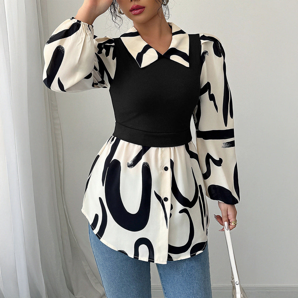 Metropolitan Abstract 2-in-1 Shirt