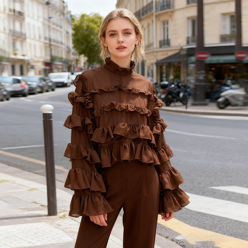 Parisian Romance Tiered Top