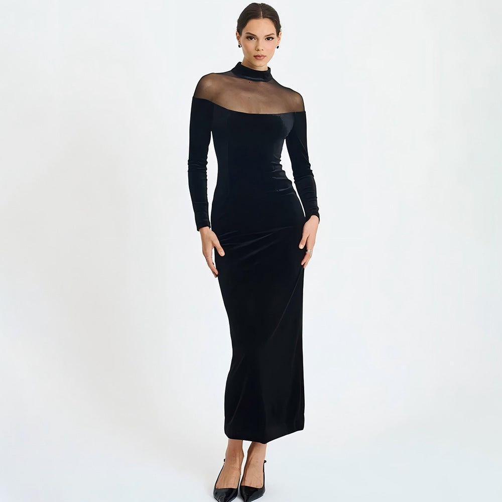 Voile See Through Dress