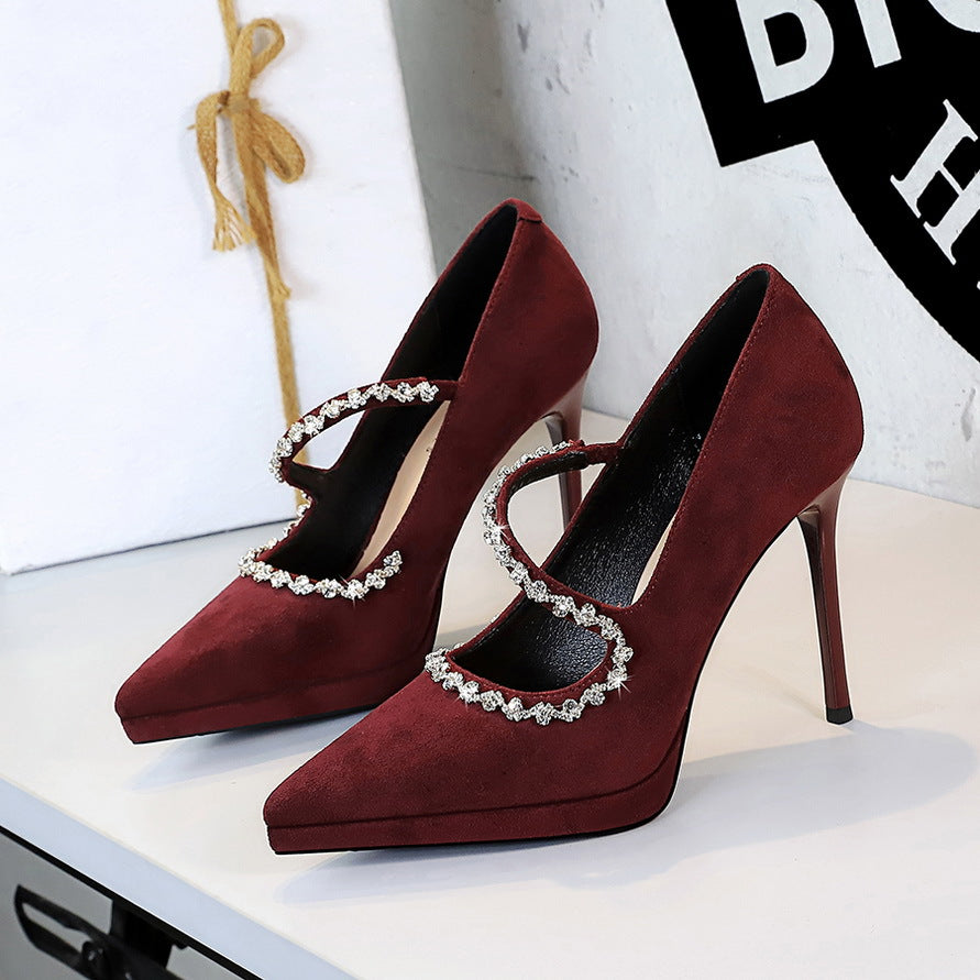 Velvet Vixen Embellished Heels