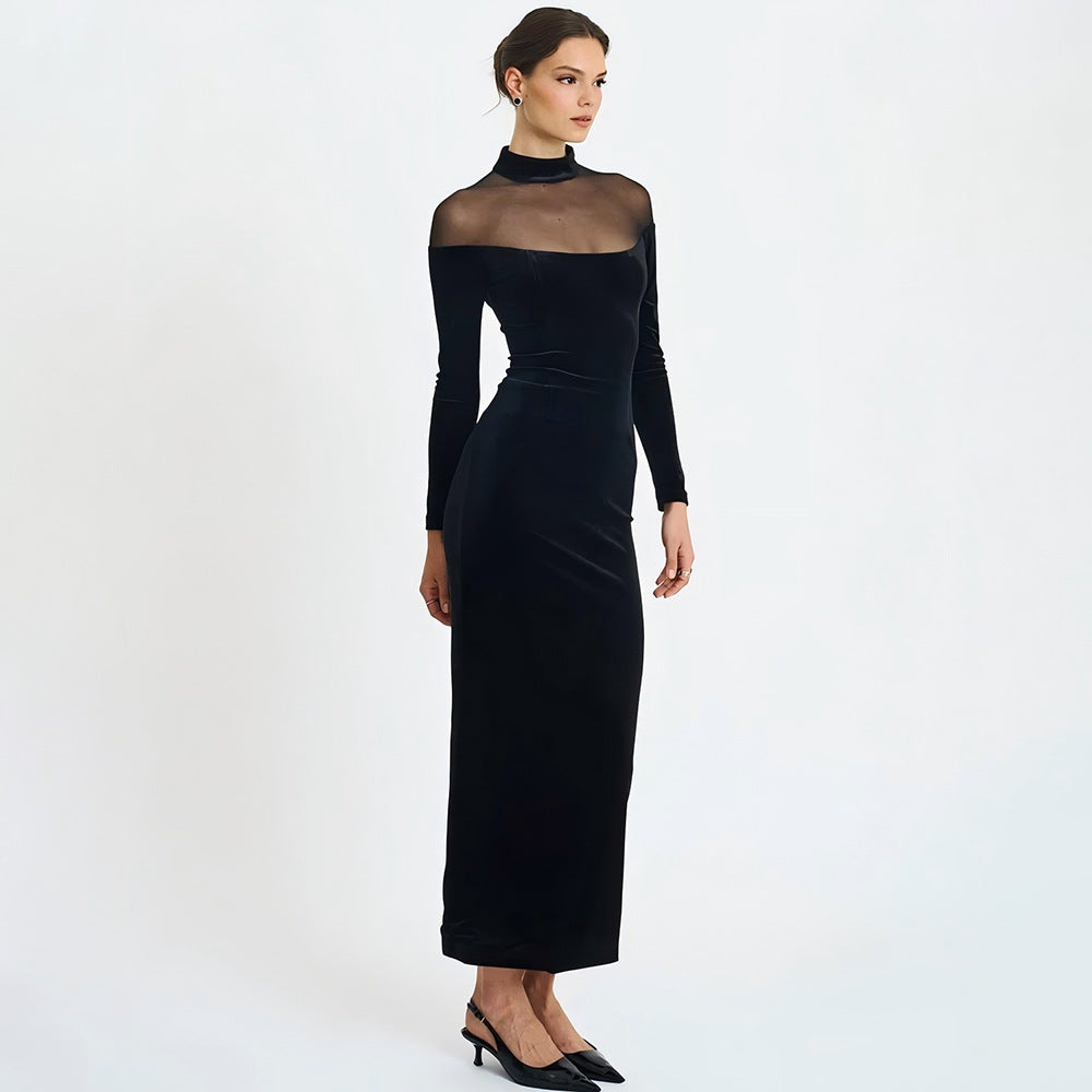 Voile See Through Dress