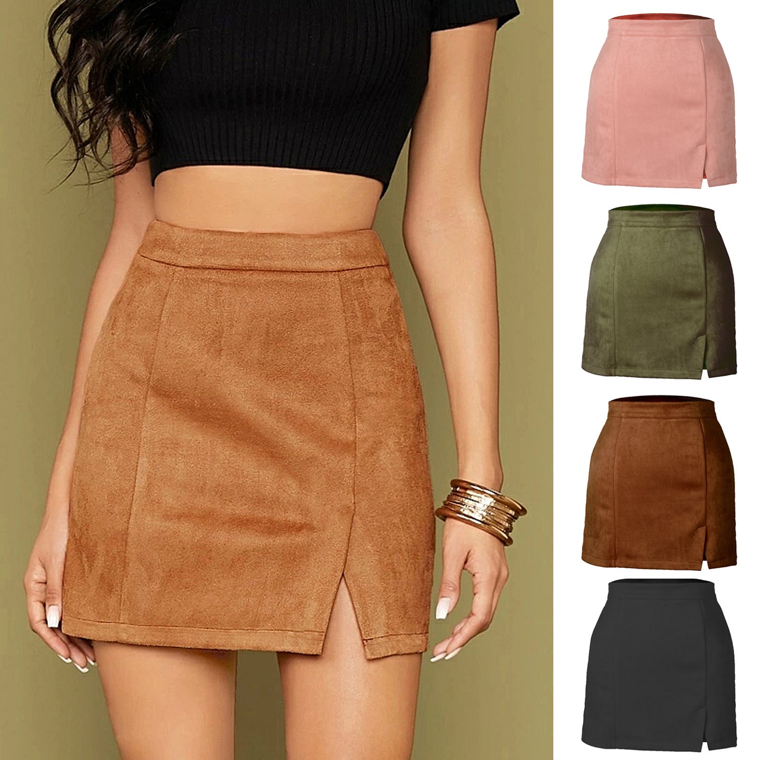 Wild Side High-Waist Mini Skirt