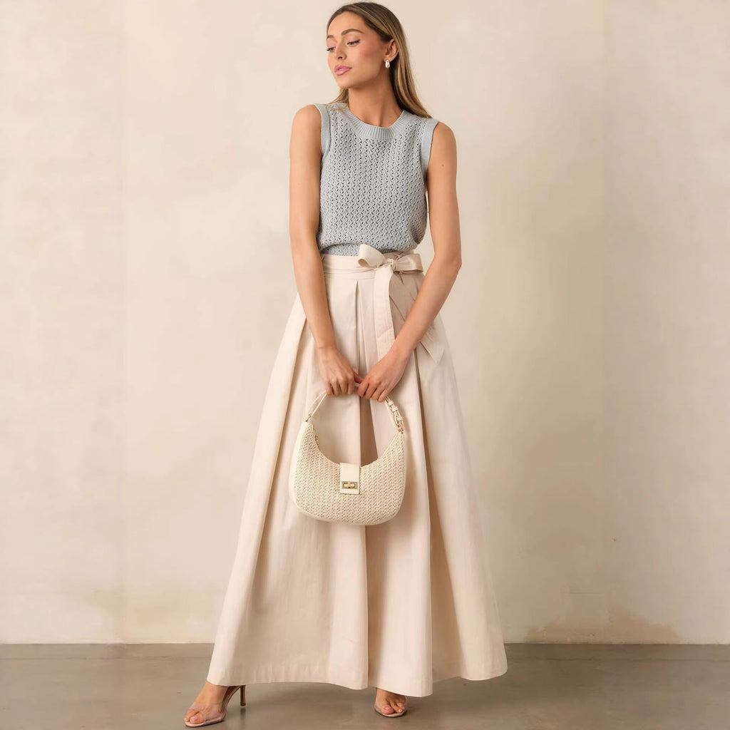 Horizon Pleated Belted Trousers
