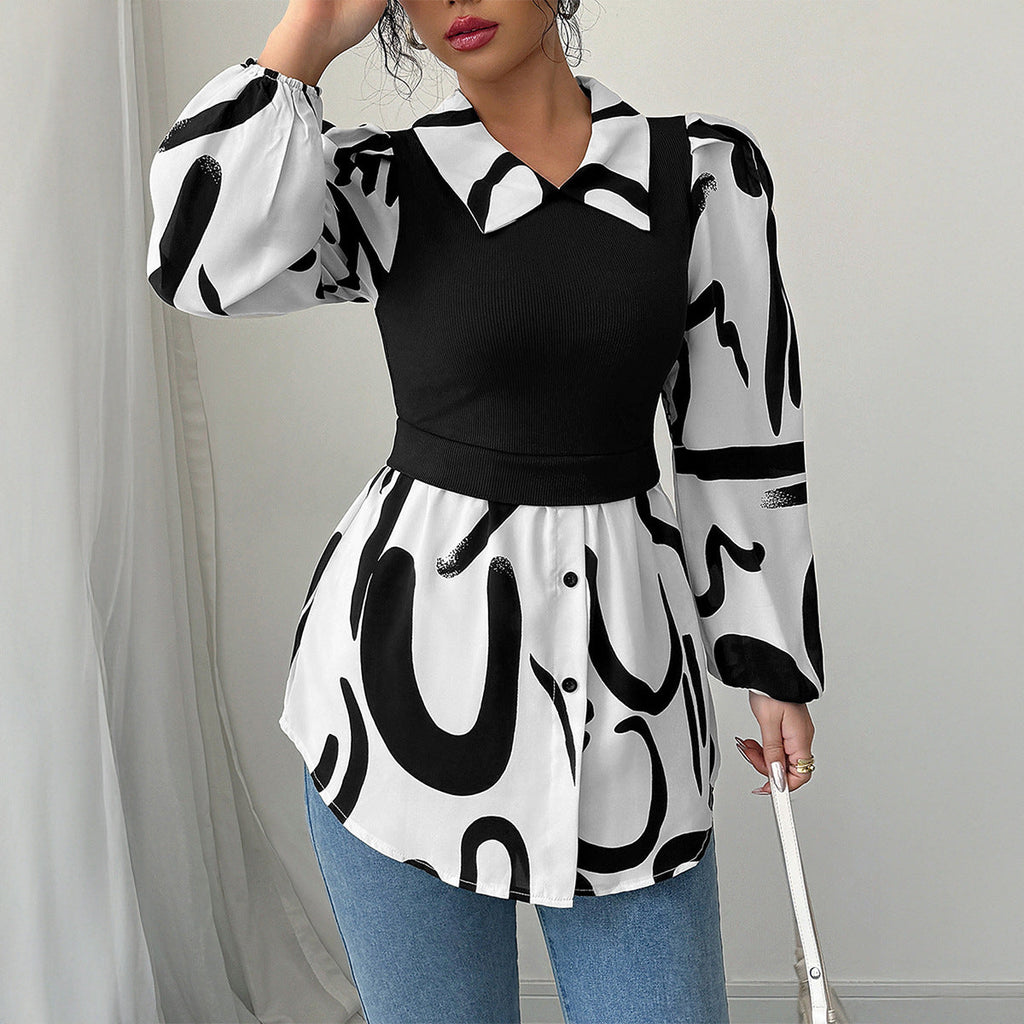 Metropolitan Abstract 2-in-1 Shirt