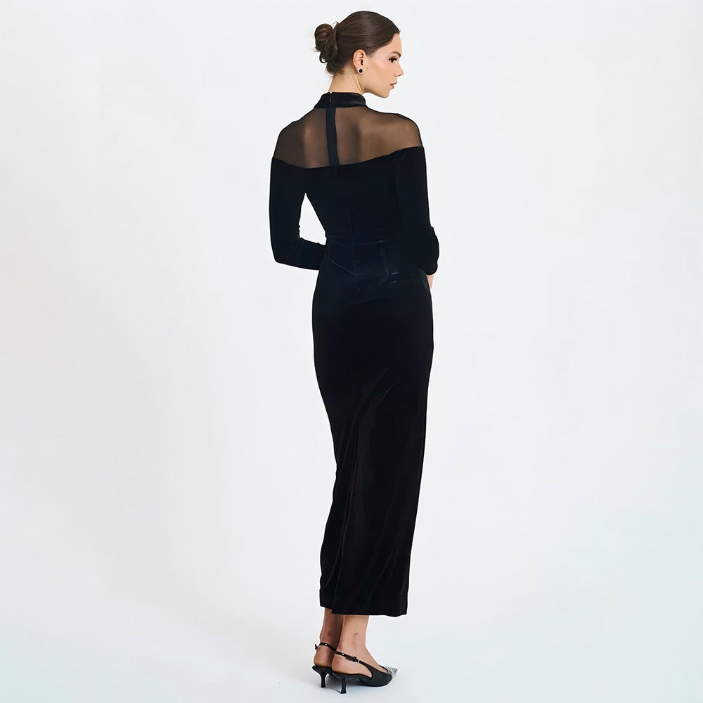 Voile See Through Dress
