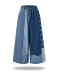Unique Patchwork Wide Leg Trousers