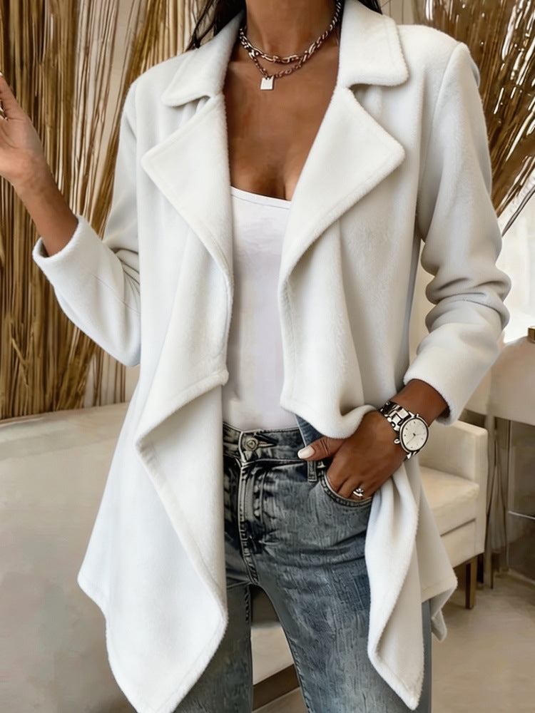 Haven Open-Front Waterfall Cardigan Coat