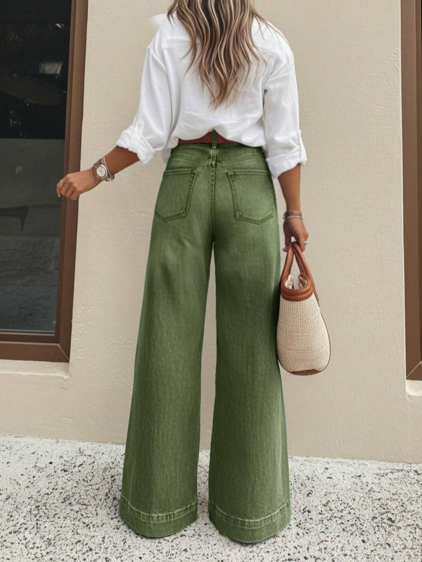 Washed Away Wide Leg Jeans