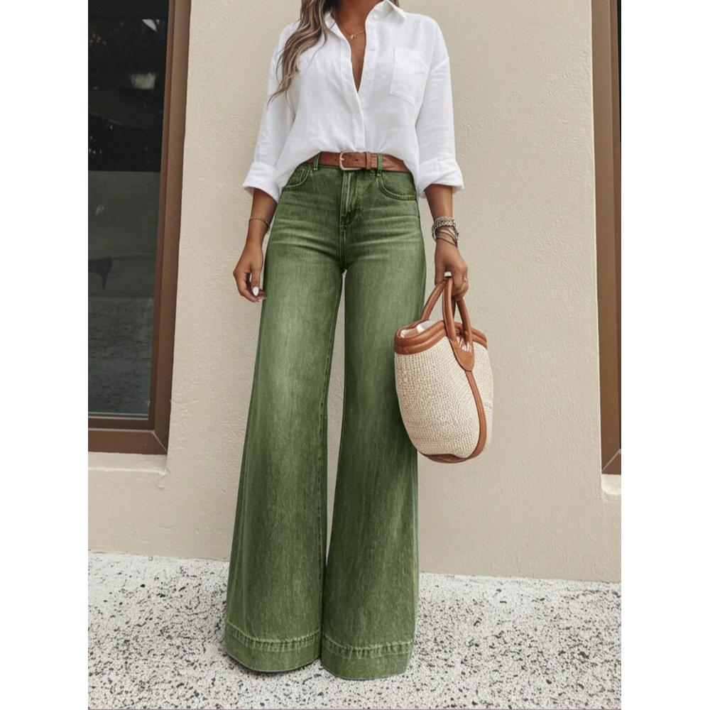 Washed Away Wide Leg Jeans