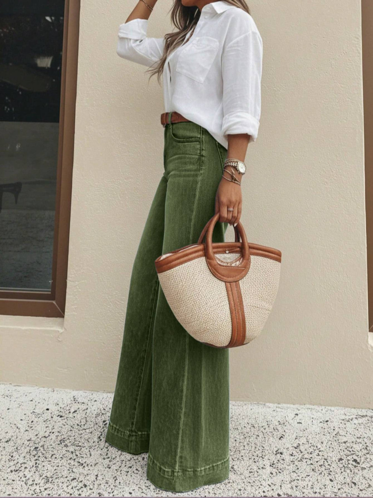 Washed Away Wide Leg Jeans