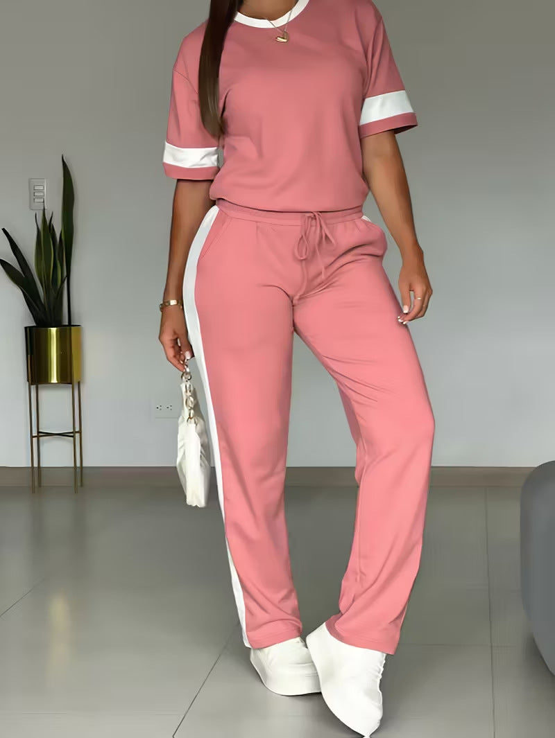 Contrast– Top & Pants Set