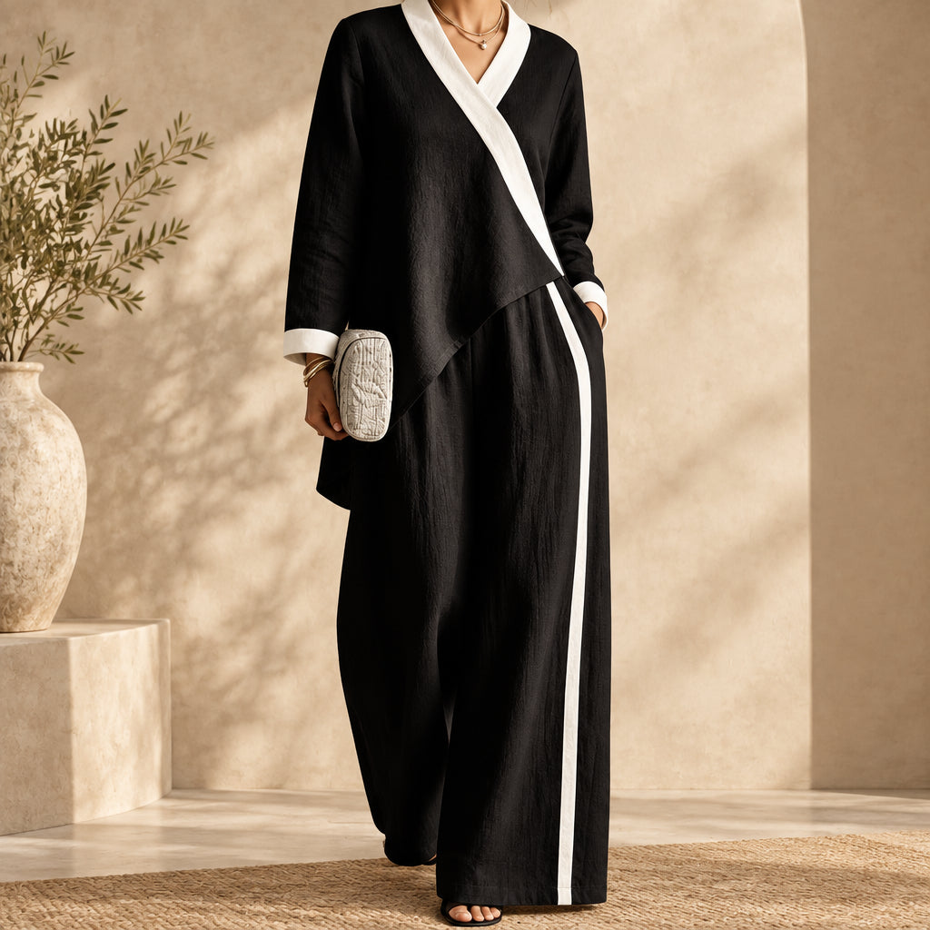 Women's 2-Piece Colour-Block Set