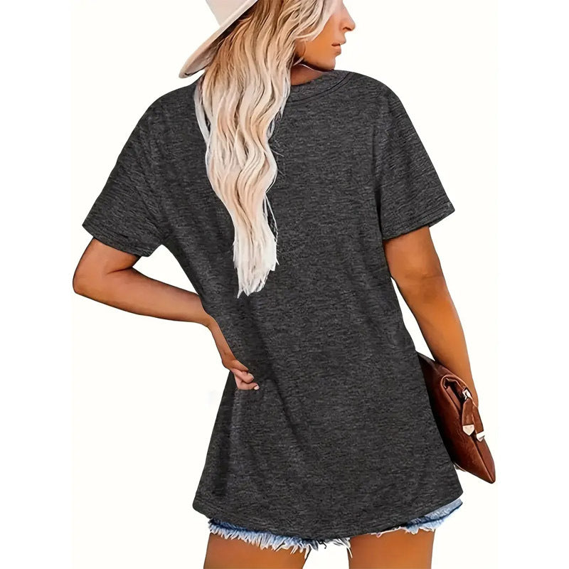 Colorful Slogan Print T-Shirt