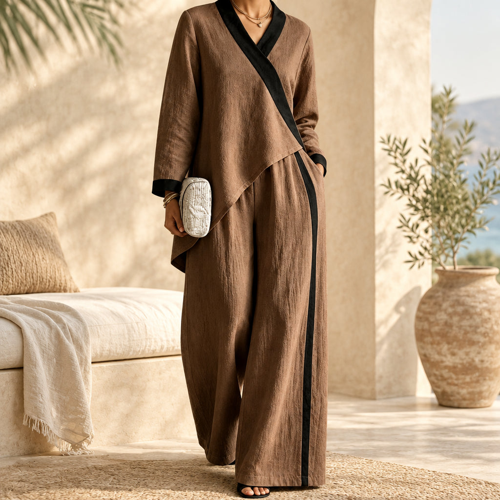 Women's 2-Piece Colour-Block Set