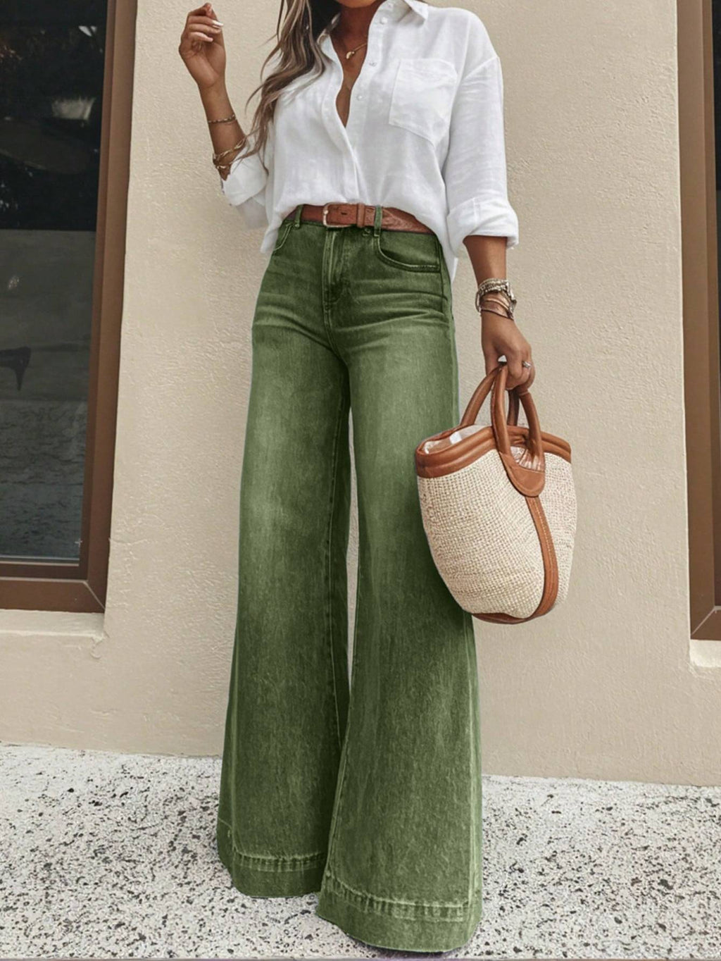 Washed Away Wide Leg Jeans