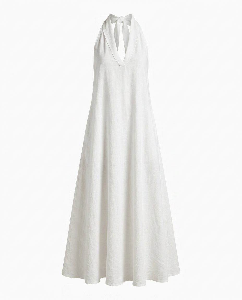 Free Spirit Halter Neck Maxi Dress